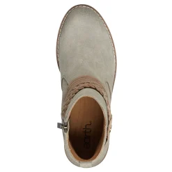 Clearance Earth Shoes Jeno Round Toe Casual Booties Taupe