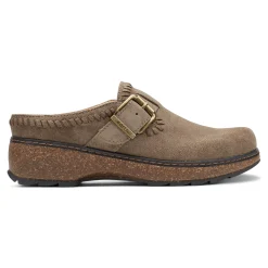 Sale Earth Shoes Kay Round Toe Slip-on Casual Clogs Grey