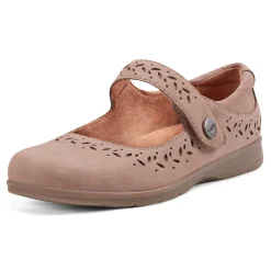 Outlet Earth Shoes Kinsey Mary Jane Casual Flats Taupe