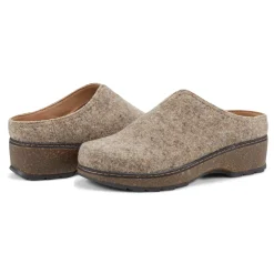 Outlet Earth Shoes Kolia Round Toe Slip-on Casual Clogs Brown