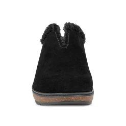 Earth Shoes Kolia Round Toe Slip-on Casual Clogs Black Suede