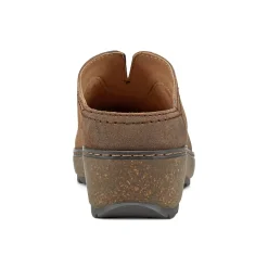 Online Earth Shoes Kolia Round Toe Slip-on Casual Clogs Dark Brown