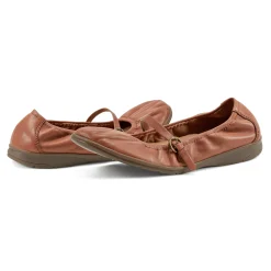 Sale Earth Shoes Korvino Mary Jane Casual Flats Medium Brown