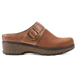 Hot Earth Shoes Kulla Slip-on Round Toe Casual Clogs Medium Natural
