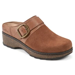 Hot Earth Shoes Kulla Slip-on Round Toe Casual Clogs Medium Natural