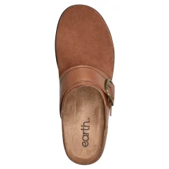 Hot Earth Shoes Kulla Slip-on Round Toe Casual Clogs Medium Natural