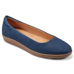 Discount Earth Shoes Landen Round Toe Casual Flats Dark Blue