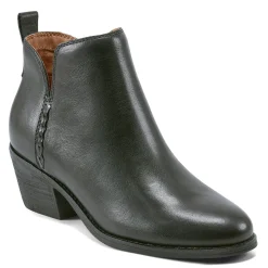 Online Earth Shoes Marisole Block Heel Slip-on Casual Booties Black