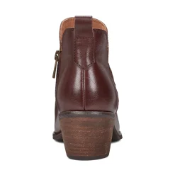 Best Earth Shoes Marisole Block Heel Slip-on Casual Booties Dark Brown