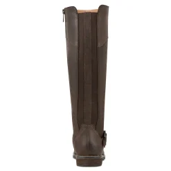 Online Earth Shoes Mira Round Toe High Shaft Casual Boots Dark Brown