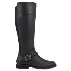 Discount Earth Shoes Mira Round Toe High Shaft Casual Boots Black