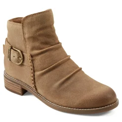 Outlet Earth Shoes Naira Round Toe Ruched Casual Booties