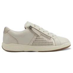 Hot Earth Shoes Netta Round Toe Casual Lace-up Sneakers Light Natural