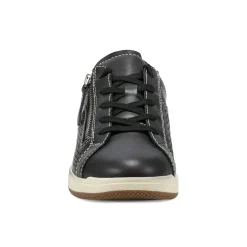 Sale Earth Shoes Netta Round Toe Casual Lace-up Sneakers Black
