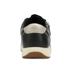 Sale Earth Shoes Netta Round Toe Casual Lace-up Sneakers Black