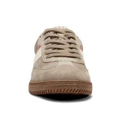 Best Earth Shoes Penny Lace-Up Sneakers Taupe Suede