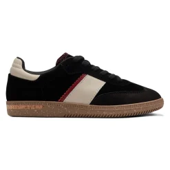 New Earth Shoes Penny Lace-Up Sneakers Black Suede