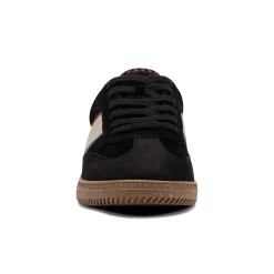 New Earth Shoes Penny Lace-Up Sneakers Black Suede