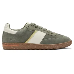 Sale Earth Shoes Penny Lace-Up Sneakers Green Suede