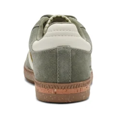 Sale Earth Shoes Penny Lace-Up Sneakers Green Suede