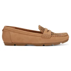 Earth Shoes Remi Almond Toe Slip-on Casual Flat Loafers Light Natural