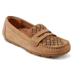 Earth Shoes Remi Almond Toe Slip-on Casual Flat Loafers Light Natural