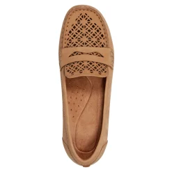 Earth Shoes Remi Almond Toe Slip-on Casual Flat Loafers Light Natural