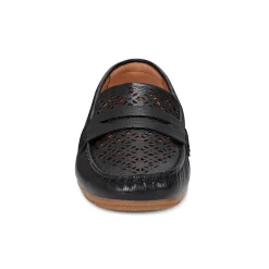 Online Earth Shoes Remi Almond Toe Slip-on Casual Flat Loafers Black