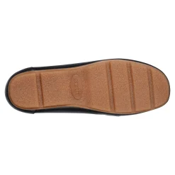 Online Earth Shoes Remi Almond Toe Slip-on Casual Flat Loafers Black