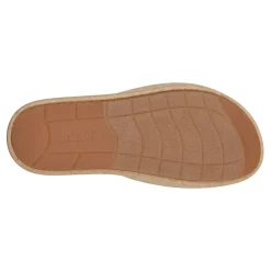 Discount Earth Shoes Sachan Casual Slip-on Wedge Platform Sandals Light Natural Rafia