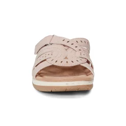 Online Earth Shoes Sassoni Strappy Casual Slip-On Flat Sandals Light Pink