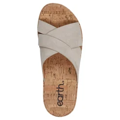 Best Earth Shoes Scout Casual Slip-on Wedge Platform Sandals Light Natural