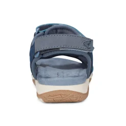 Sale Earth Shoes Skylar Round Toe Lightweight Casual Flat Sandals Blue Multi