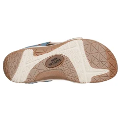 Hot Earth Shoes Skylar Round Toe Lightweight Casual Flat Sandals Light Natural