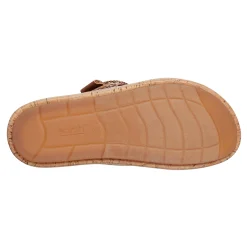 Hot Earth Shoes Subtle Slip-on Casual Platform Wedge Sandals Brown