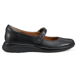 Sale Earth Shoes Tose Lug Sole Square Toe Casual Ballet Flats Black