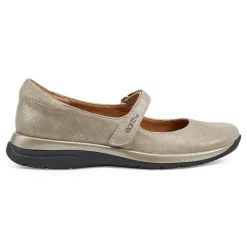 Sale Earth Shoes Tose Lug Sole Square Toe Casual Ballet Flats Gold