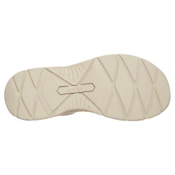 New Earth Shoes Vernon Strappy Slingback Casual Flat Sandals Light Natural