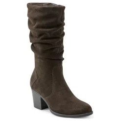 Earth Shoes Vine Block Heel Almond Toe Casual Boots