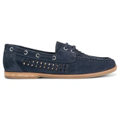 Best Earth Shoes Wishing Almond Toe Slip-on Flat Casual Loafers Dark Blue