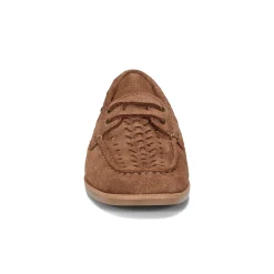 Hot Earth Shoes Wishing Almond Toe Slip-on Flat Casual Loafers Brown