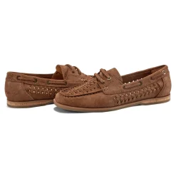 Hot Earth Shoes Wishing Almond Toe Slip-on Flat Casual Loafers Brown
