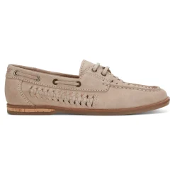 Sale Earth Shoes Wishing Almond Toe Slip-on Flat Casual Loafers Taupe