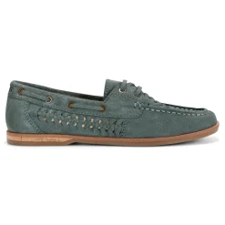 Clearance Earth Shoes Wishing Almond Toe Slip-on Flat Casual Loafers Medium Green