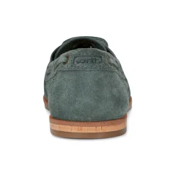 Clearance Earth Shoes Wishing Almond Toe Slip-on Flat Casual Loafers Medium Green