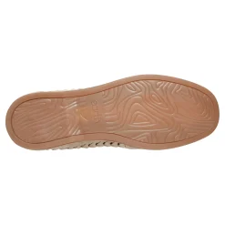 Sale Earth Shoes Wishing Almond Toe Slip-on Flat Casual Loafers Light Natural