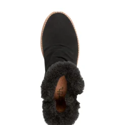 Clearance Earth Shoes Yara Waterproof Lug Sole Casual Ankle Booties Black