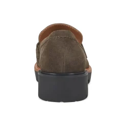 Online Earth Shoes Zalor Round Toe Lug Sole Casual Slip-on Loafers Dark Gray